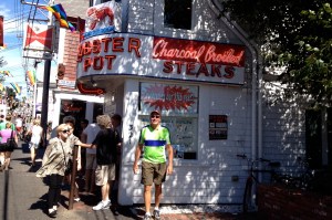 The Lobster Pot, for our first of several lobster rolls.