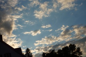 Watching the clouds in Vermont