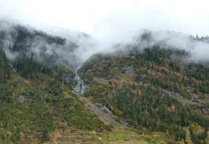 Were literally driving through the clouds.