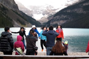 People the world over make crazy poses.