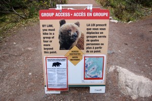 By law, hike in foursomes.