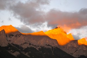 The view from the door of our lodge...