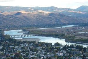 One of the Thompson Rivers. This area flooded in 1999.