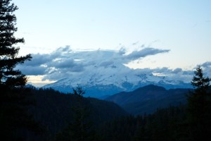 On many days you don't even know the mountain is there. 